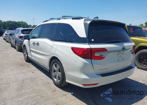 2018 Honda Odyssey Ex-L from USA, damaged, VIN 5FNRL6H71JB014396